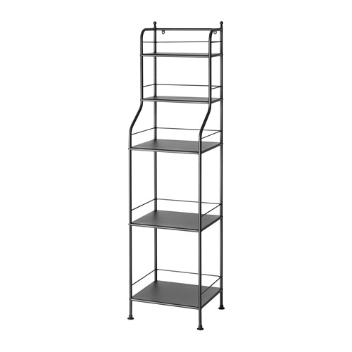 FRÖSJÖN - shelving unit, black, 40x156 cm | IKEA Taiwan Online - PE924359_S4