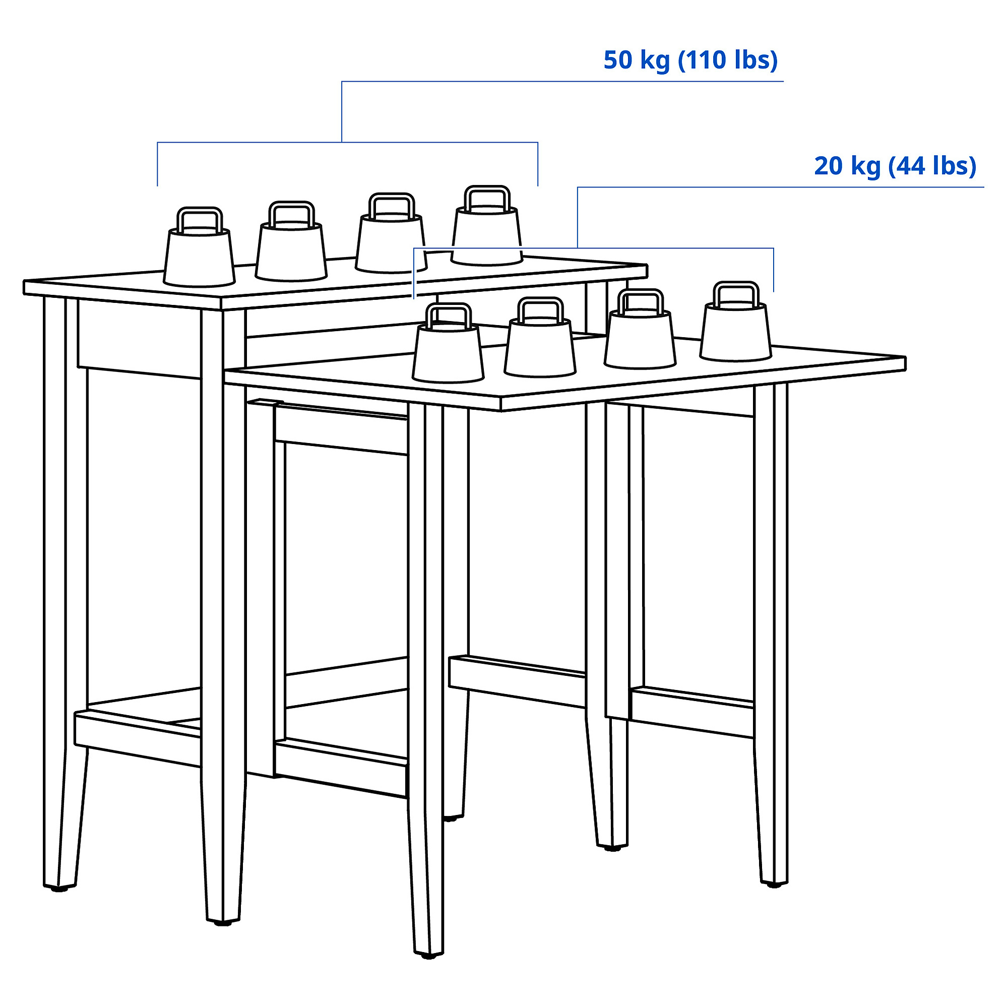 GULLABERG gateleg desk
