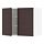 METOD - wall cabinet with shelves/2 doors, white Askersund/dark brown ash effect | IKEA Taiwan Online - PE780481_S1