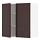 METOD - 壁櫃附層板/2門板, 白色 Askersund/深棕色 梣木紋 | IKEA 線上購物 - PE780498_S1