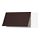 METOD - wall cabinet horizontal, white Askersund/dark brown ash effect | IKEA Taiwan Online - PE780485_S1