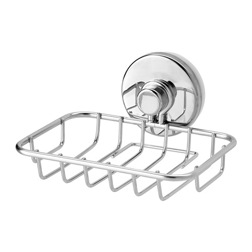 KROKFJORDEN soap dish with suction cup