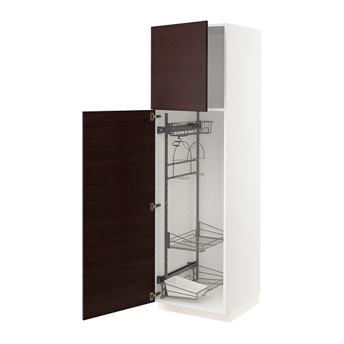METOD - high cabinet with cleaning interior | IKEA Taiwan Online - PE780573_S4