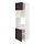 METOD - 微波爐烤箱高櫃附2抽/層板, 白色 Askersund/深棕色 梣木紋 | IKEA 線上購物 - PE780535_S1