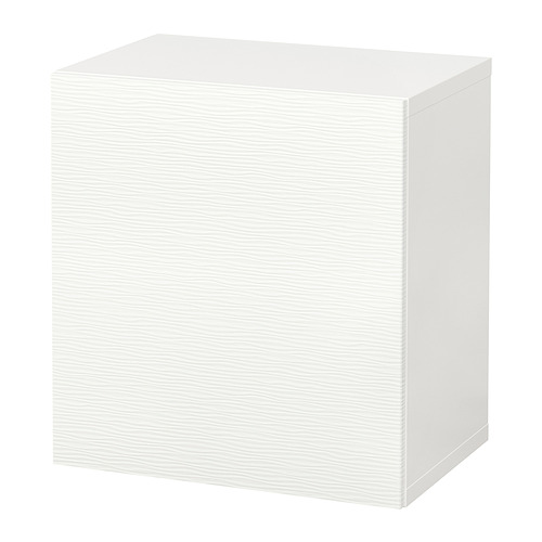 BESTÅ - 上牆式收納櫃組合, 白色/Laxviken 白色, 60x42x64 公分 | IKEA 線上購物 - PE847548_S4