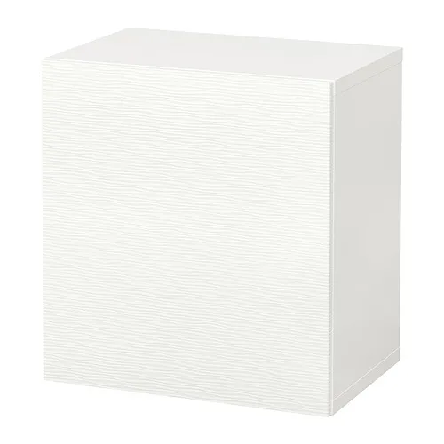 BESTÅ - 上牆式收納櫃組合, 白色/Laxviken 白色, 60x42x64 公分 | IKEA 線上購物 - PE847548_S4