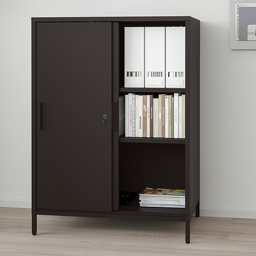 TROTTEN cabinet with sliding doors