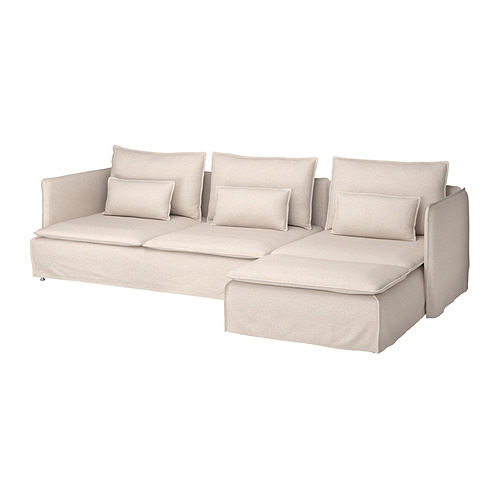 SÖDERHAMN 4-seat sofa with chaise longue