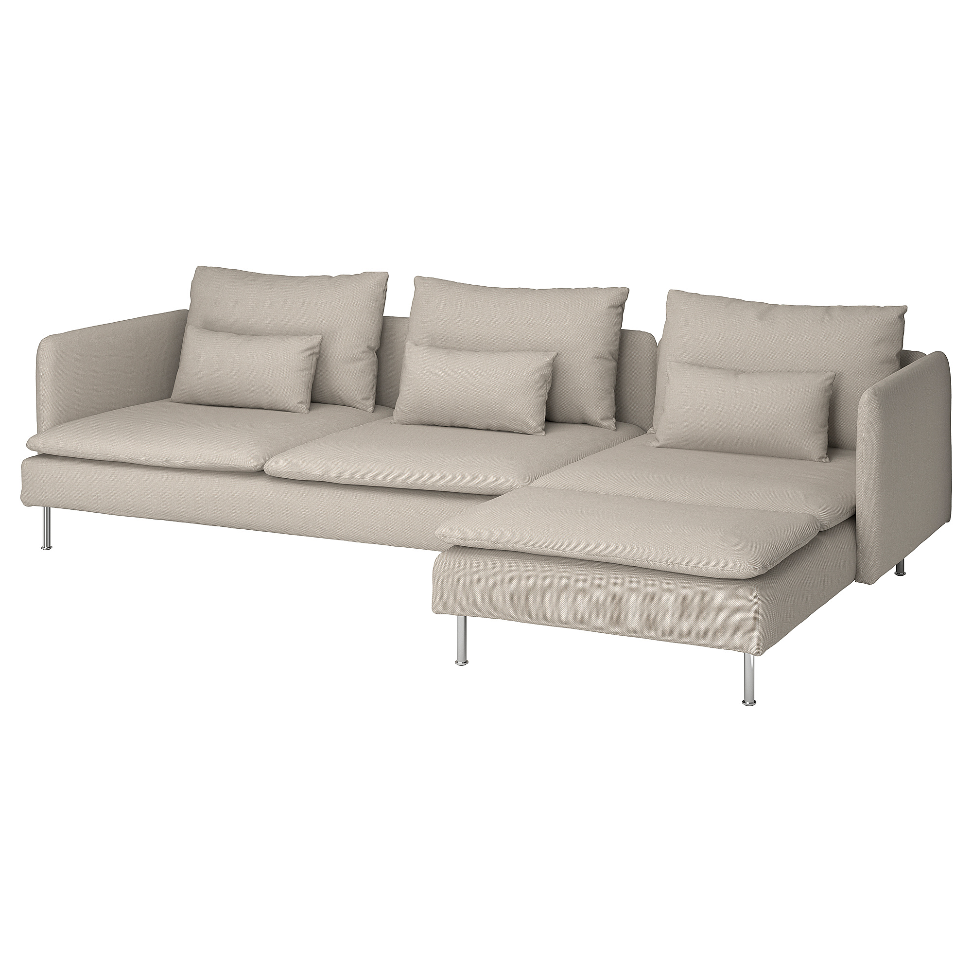 SÖDERHAMN 4-seat sofa with chaise longue