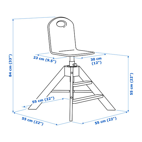 GRÅVAL junior chair