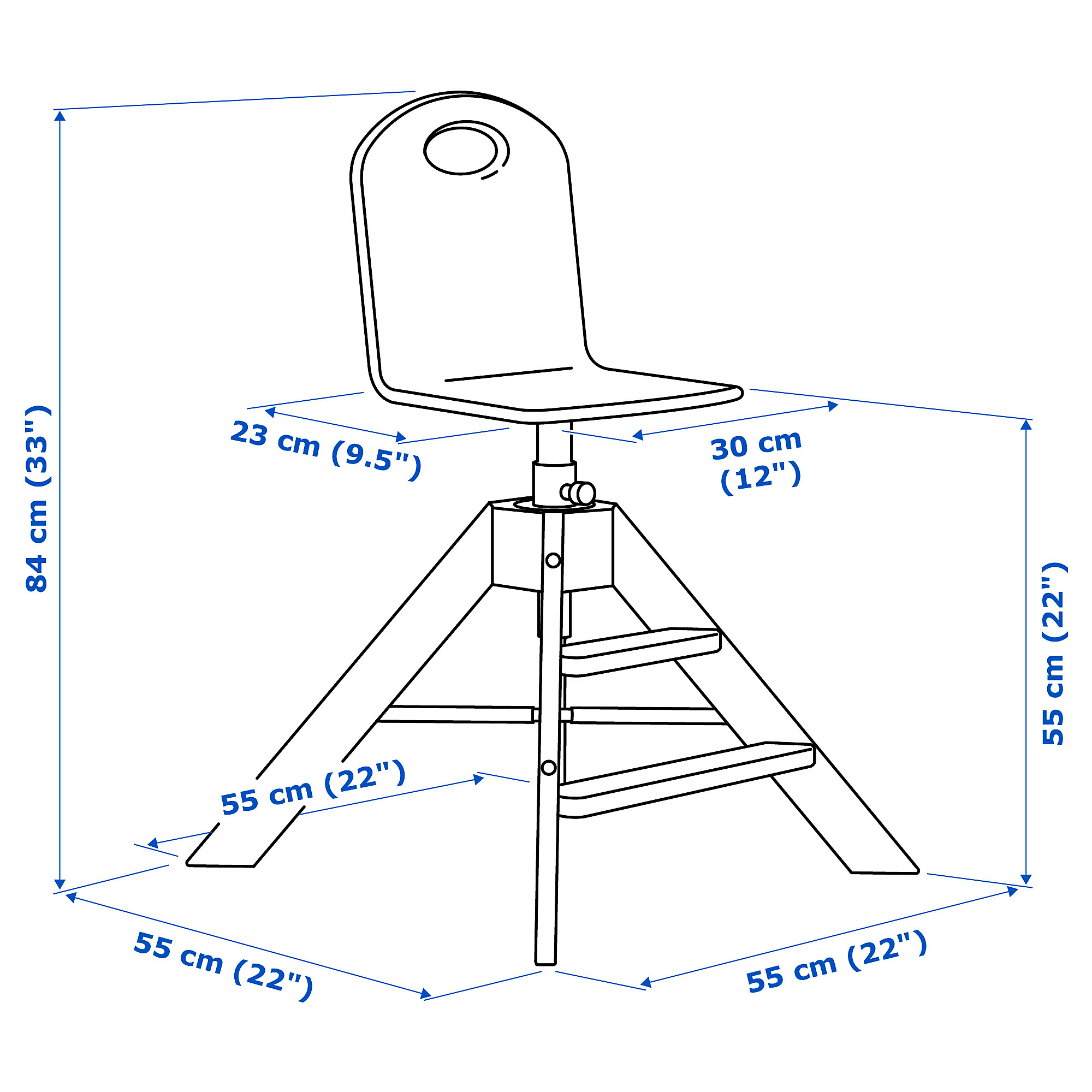 GRÅVAL junior chair