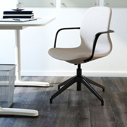 LÅNGFJÄLL - 會議椅, Gunnared 深灰色/黑色 | IKEA 線上購物 - PE735481_S3