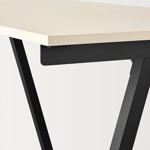 TROTTEN - 書桌/工作桌, 米色/碳黑色 | IKEA 線上購物 - PE847588_S4