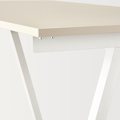 TROTTEN - 書桌/工作桌, 米色/白色 | IKEA 線上購物 - PE847589_S4