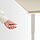 TROTTEN - 升降式工作桌, 米色/白色 | IKEA 線上購物 - PE847592_S1