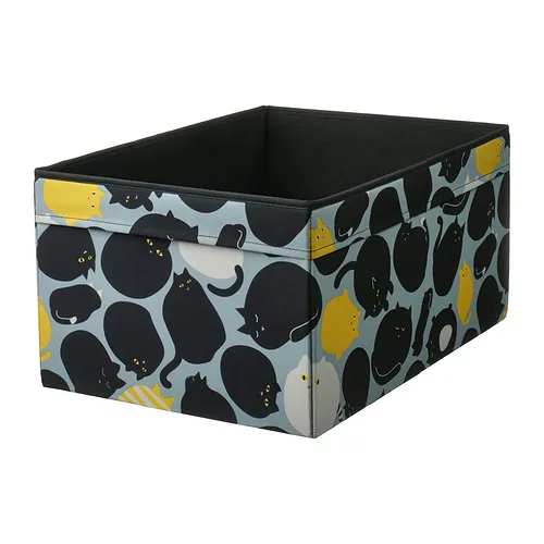 SKÅJARE - 儲物盒，黑色/藍色，53x37x26 公分 | IKEA 線上購物 - PE991585_S4