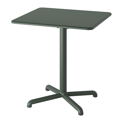 VISINGSÖ - table, outdoor/deep green, 70x70 cm | IKEA Taiwan Online - PE991597_S4