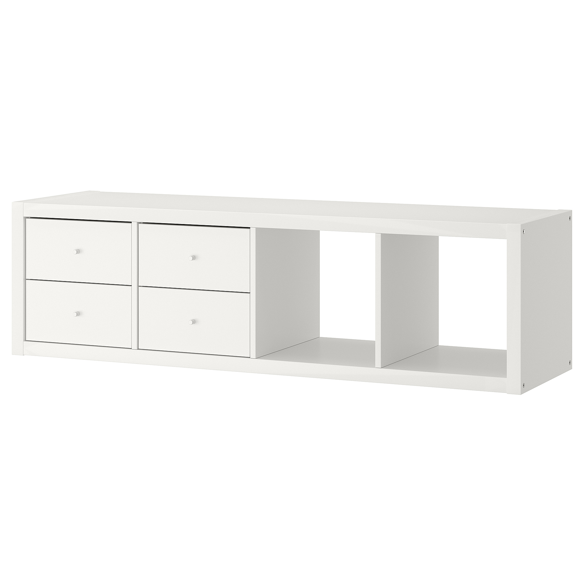 KALLAX shelving unit with 2 inserts