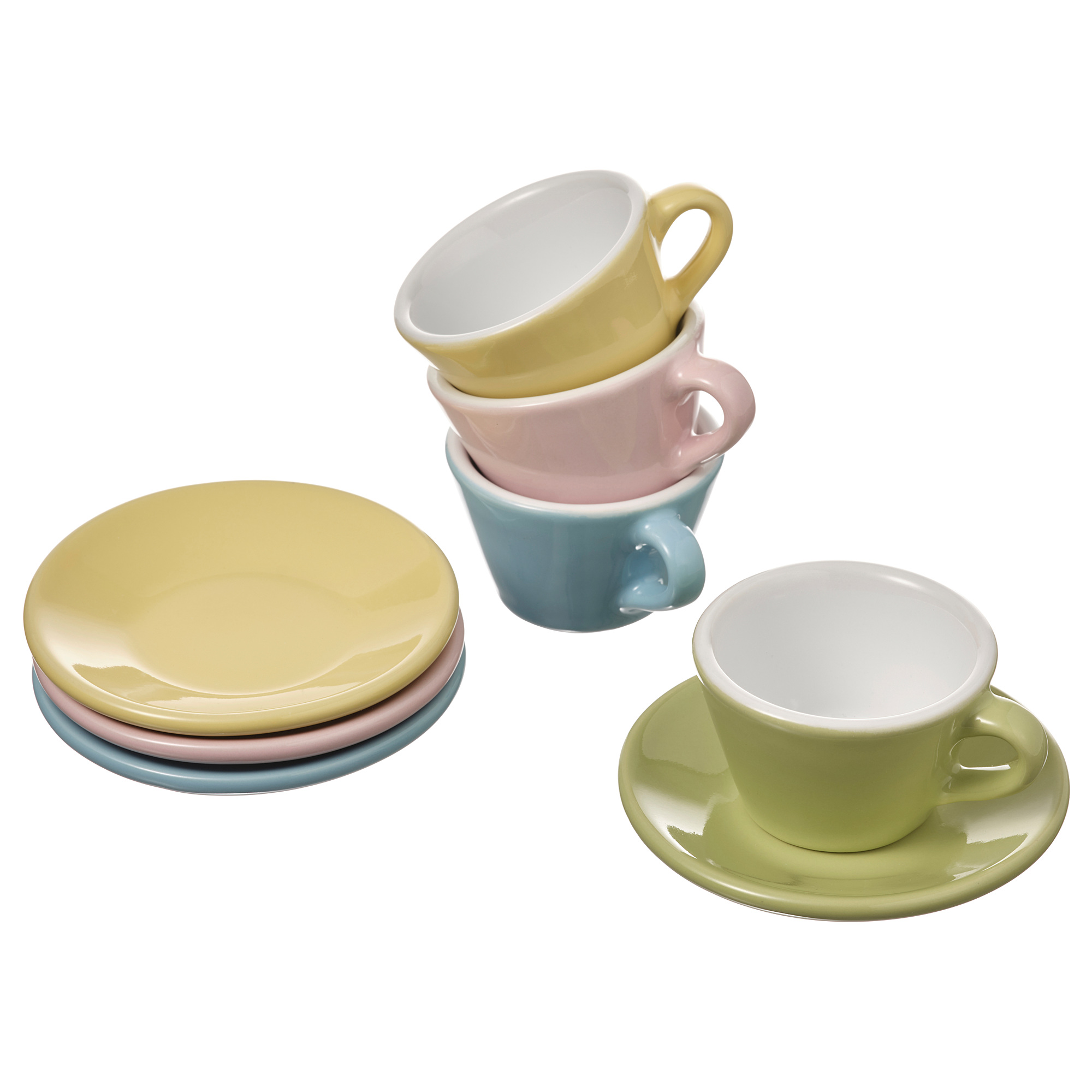 DUKTIG 8-piece cup/saucer playset