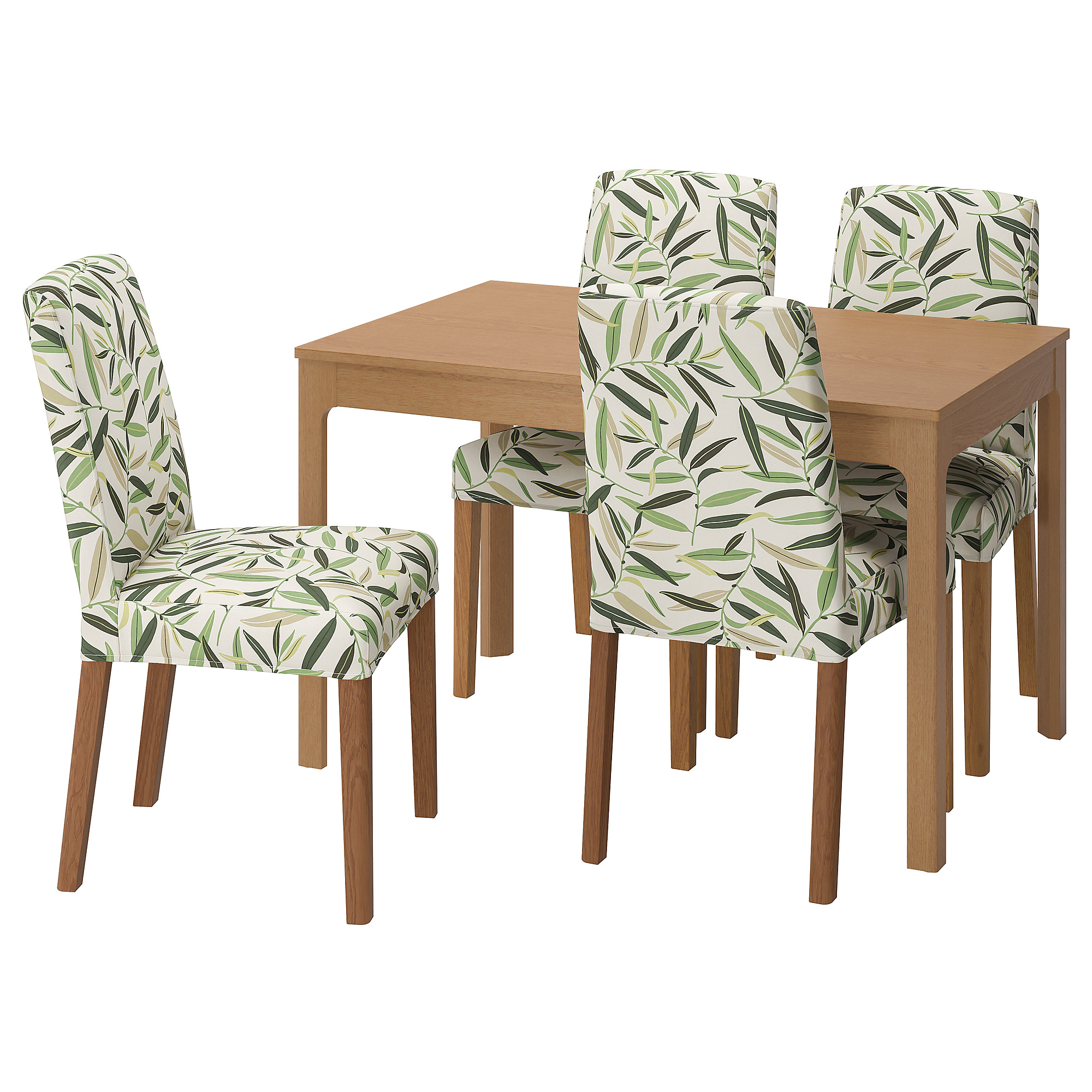 EKEDALEN/BERGMUND table and 4 chairs