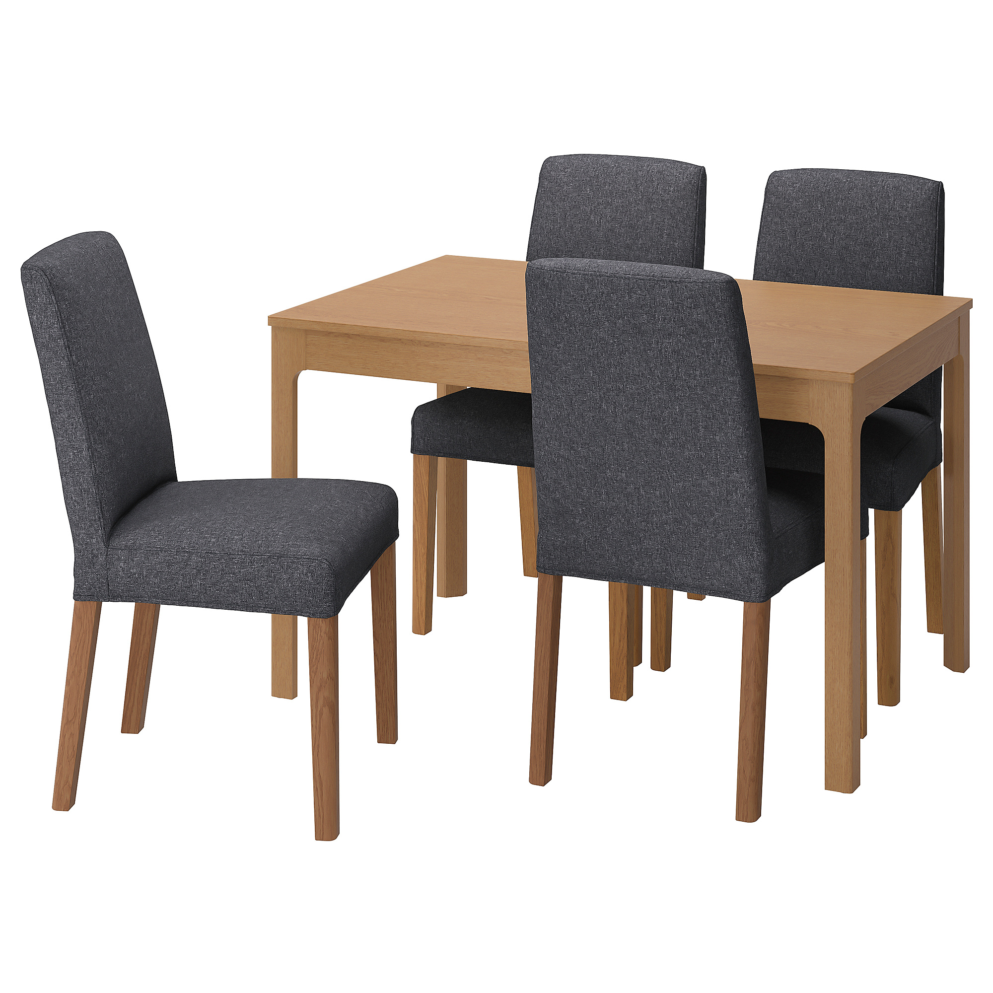 EKEDALEN/BERGMUND table and 4 chairs