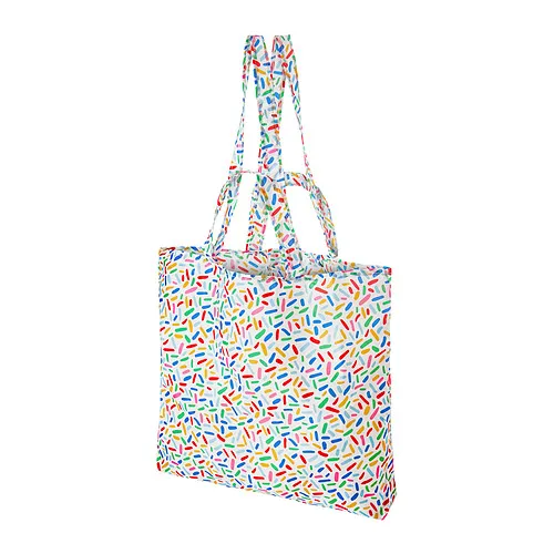 SKYNKE - 購物袋, 彩色/具圖案, 45x36 公分 | IKEA 線上購物 - PE952582_S4