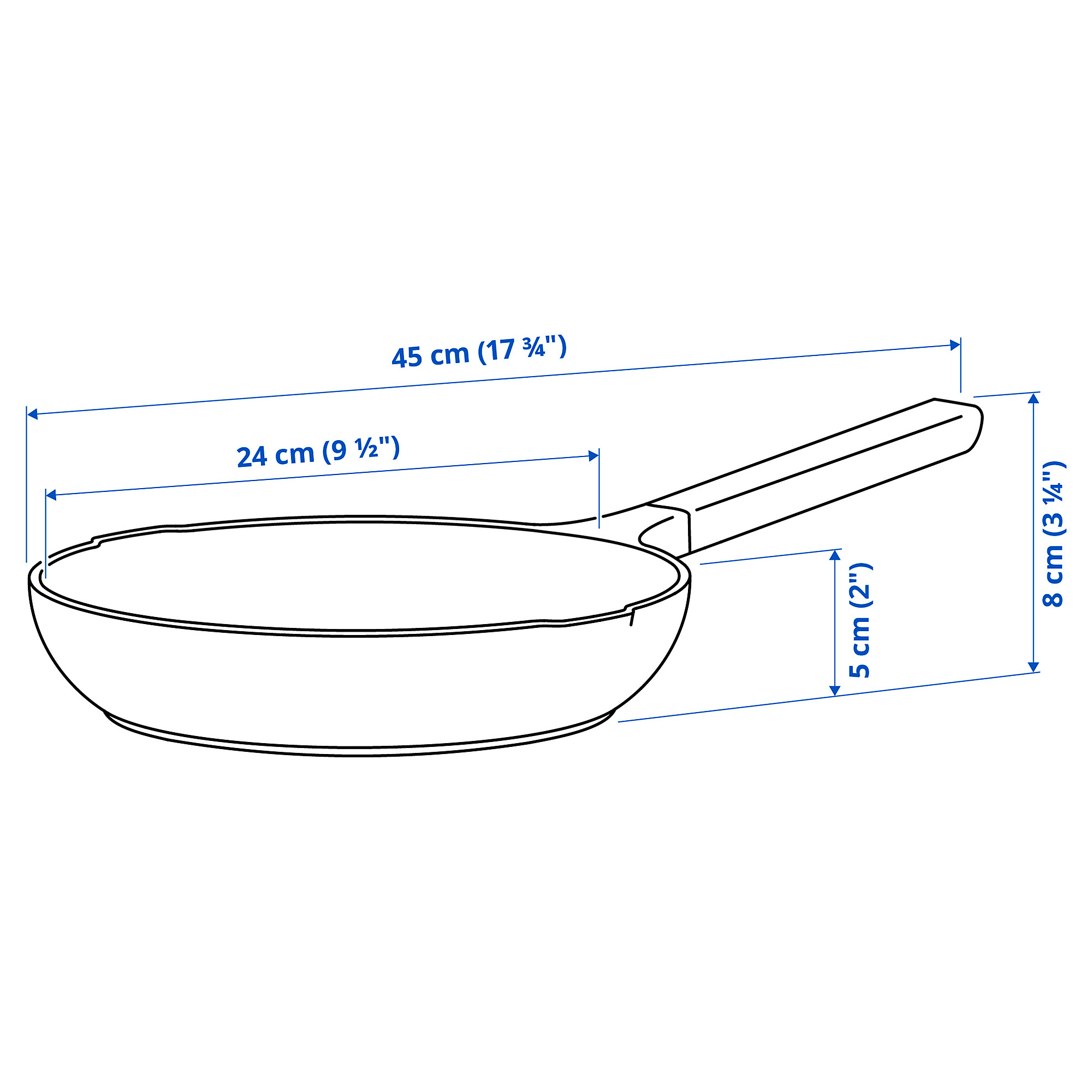 KLIPPFISK frying pan