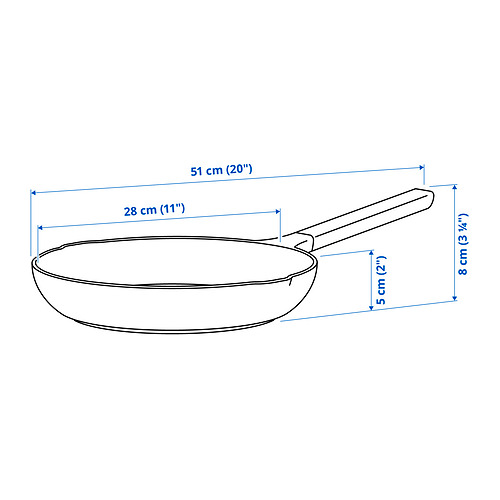 KLIPPFISK frying pan