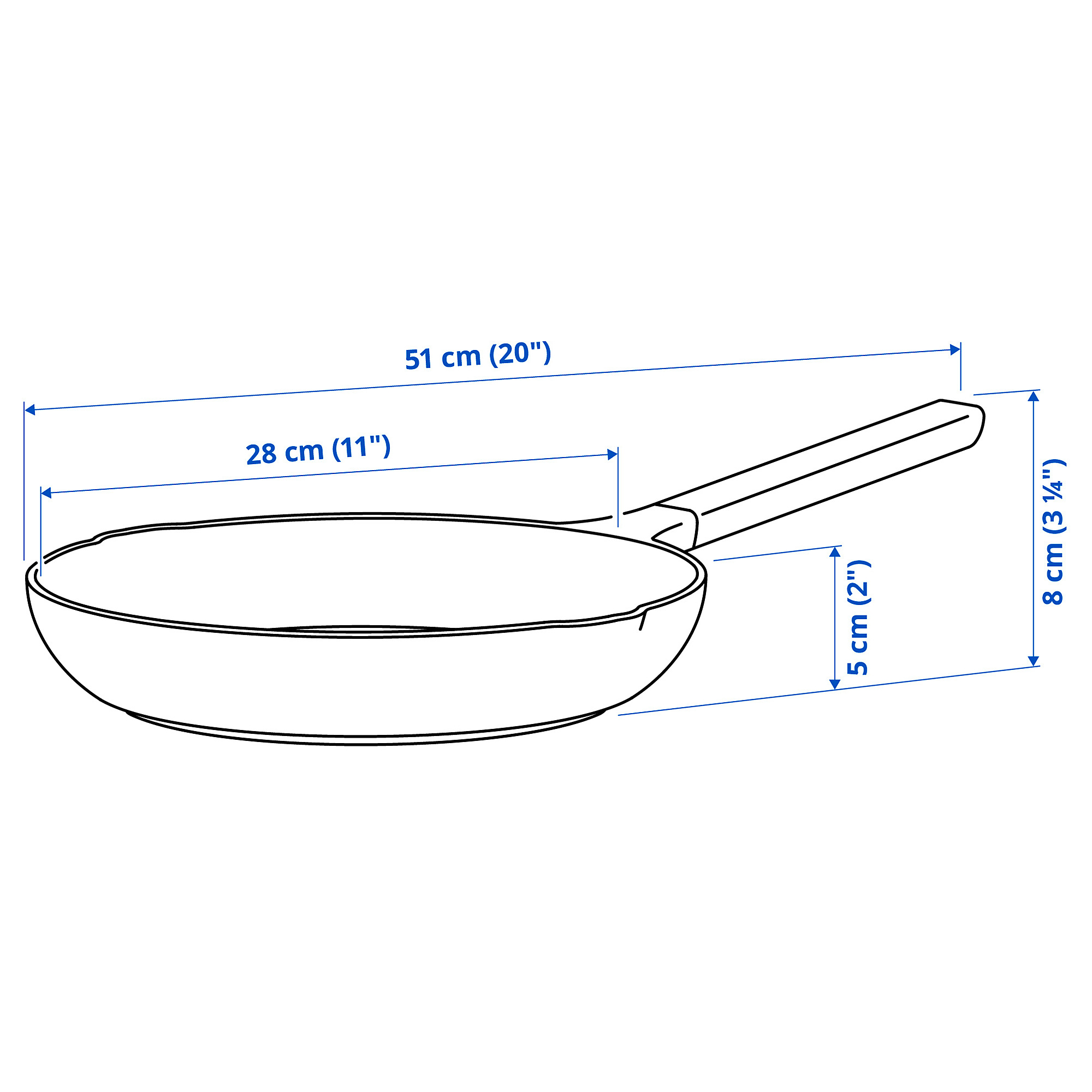 KLIPPFISK frying pan