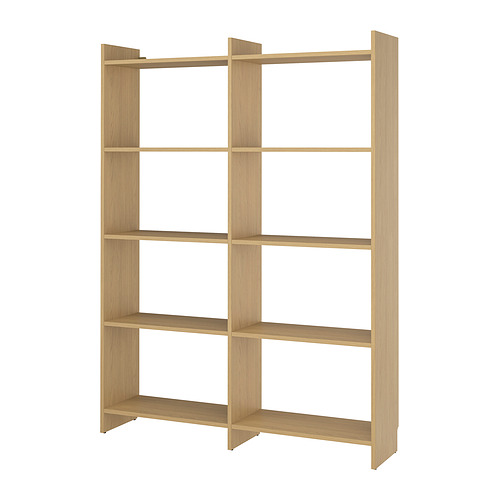 LÅDMAKARE - 收納組合, 附層板/橡木紋, 159x35x212 公分 | IKEA 線上購物 - PE991625_S4