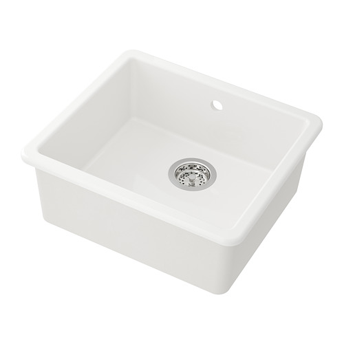 HAVSEN - 嵌入式單槽水槽, 白色, 53x47 公分 | IKEA 線上購物 - PE747930_S4