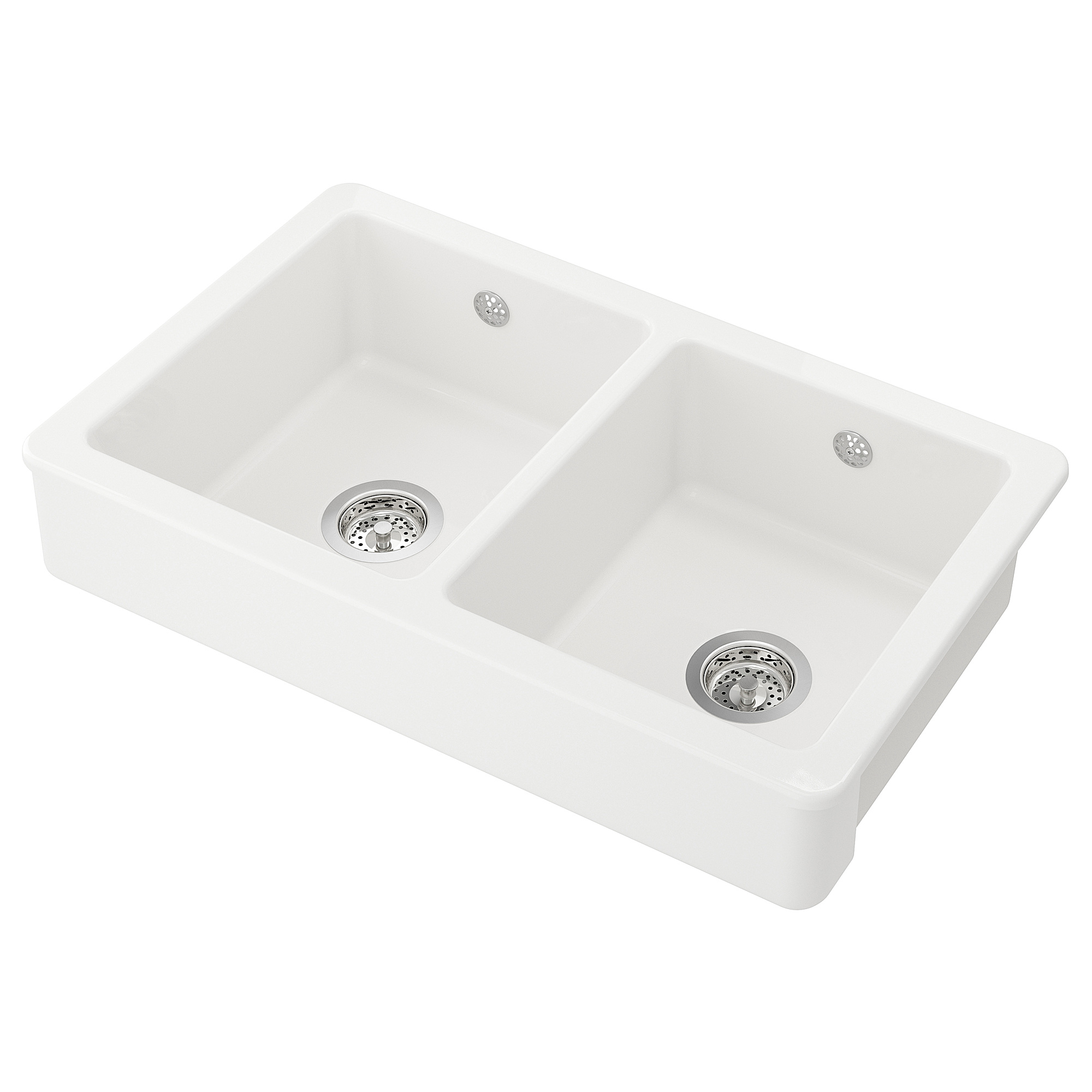 Havsen 造型雙槽水槽 白色 Ikea 線上購物