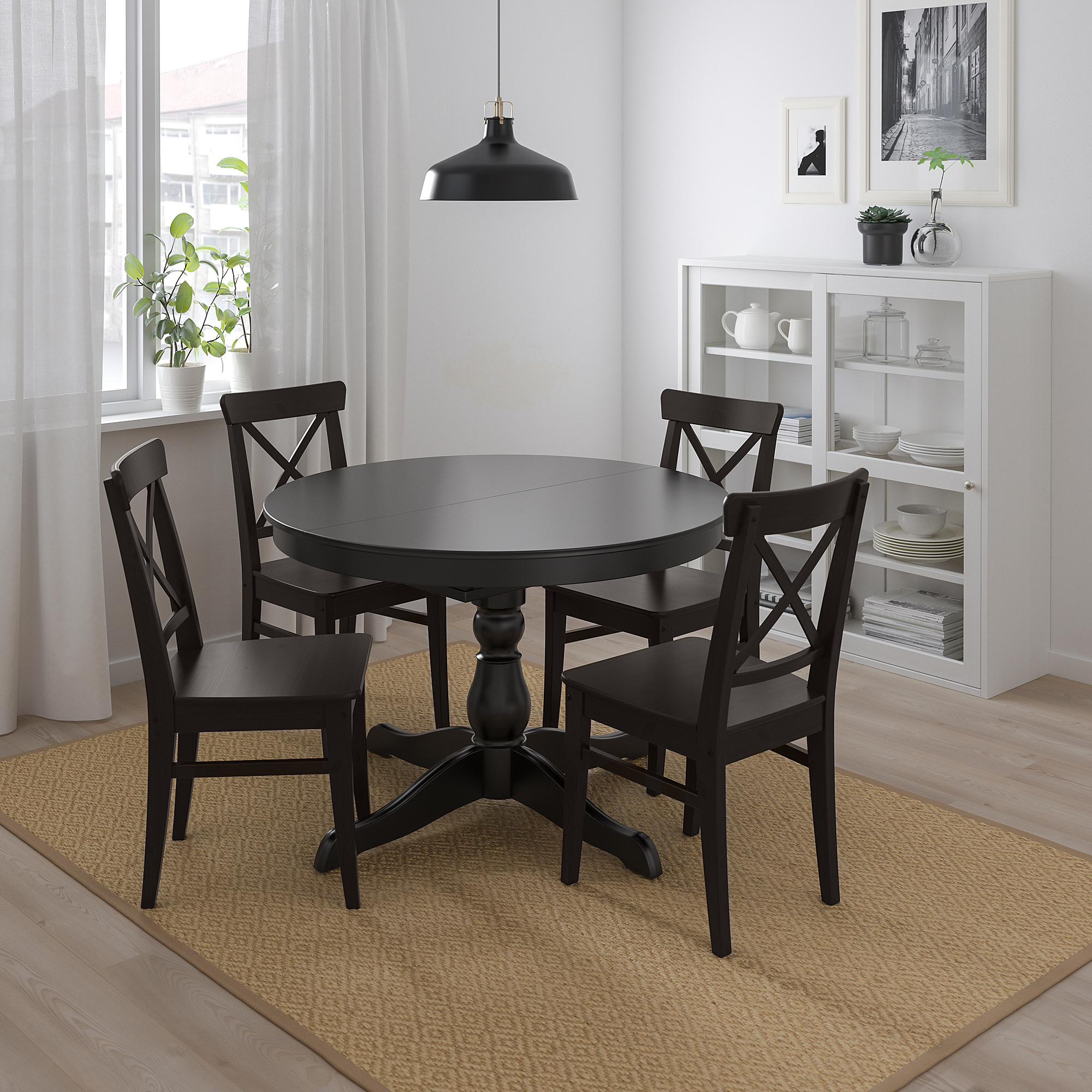 INGATORP/INGOLF table and 4 chairs