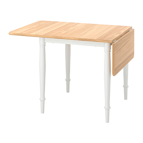 Ikea drop leaf shop table white