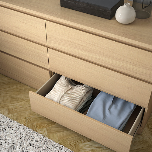 MALM chest of 6 drawers