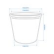 KÖRSBÄRSBJÖRK plant pot
