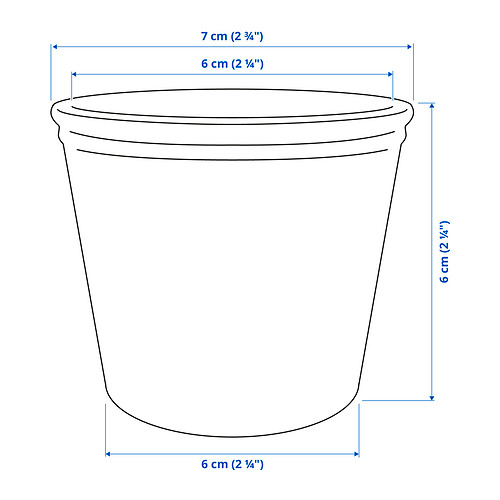 KÖRSBÄRSBJÖRK plant pot
