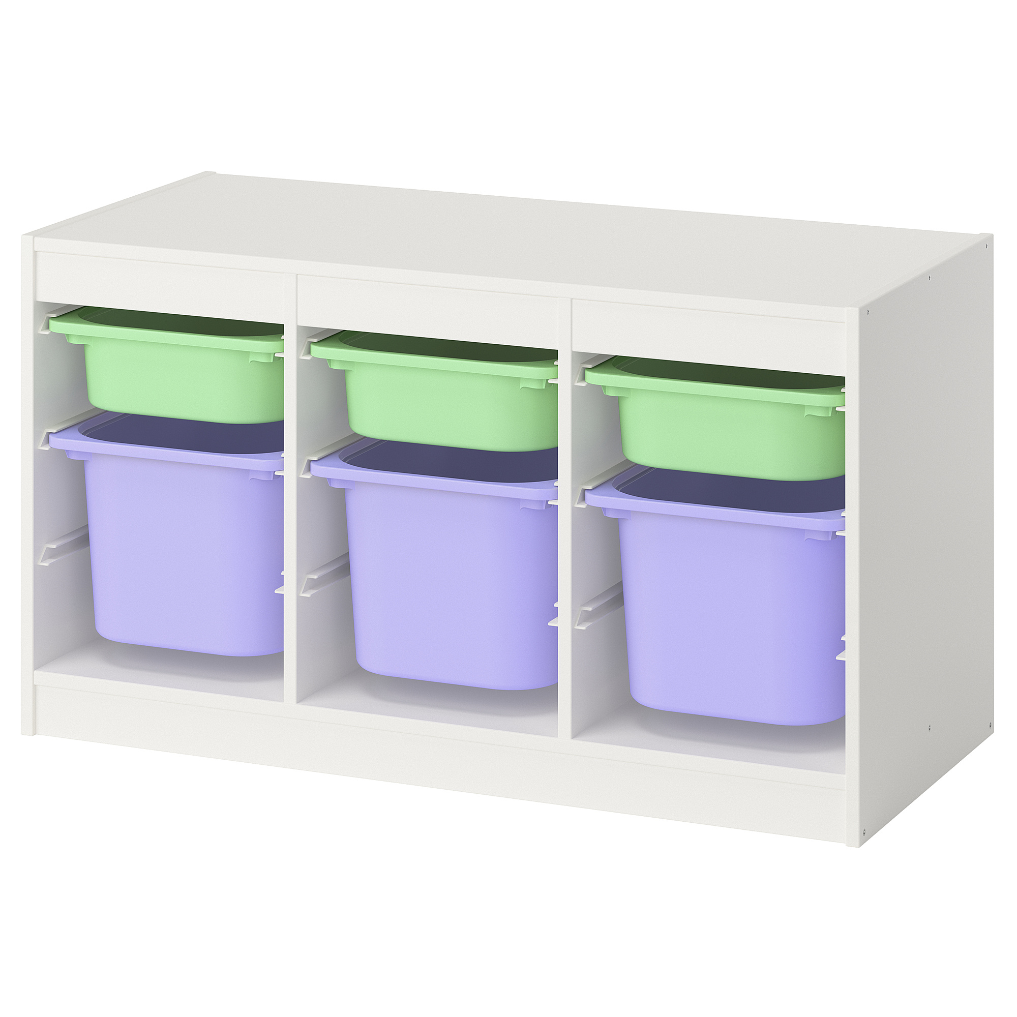 TROFAST storage combination with boxes