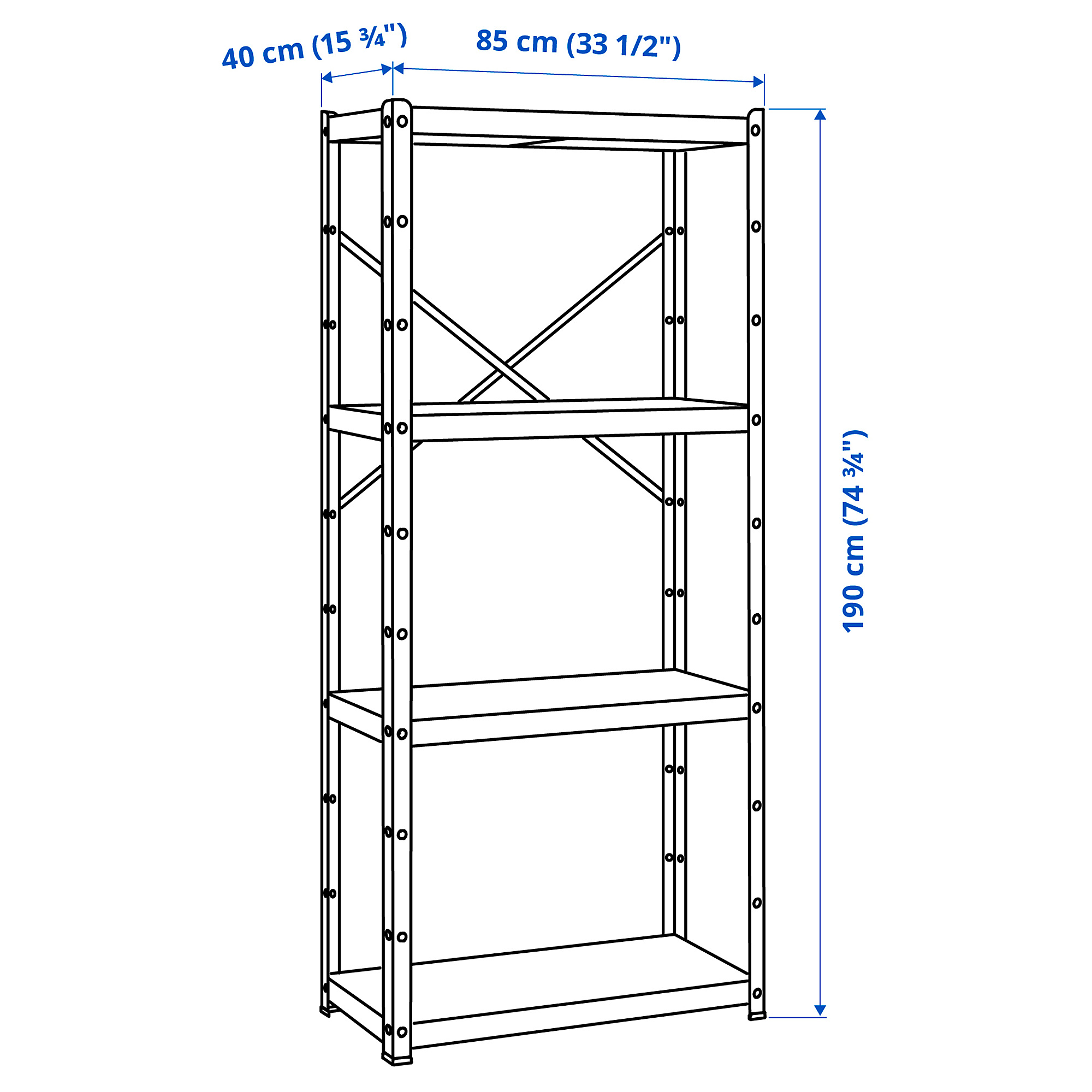 BROR shelving unit