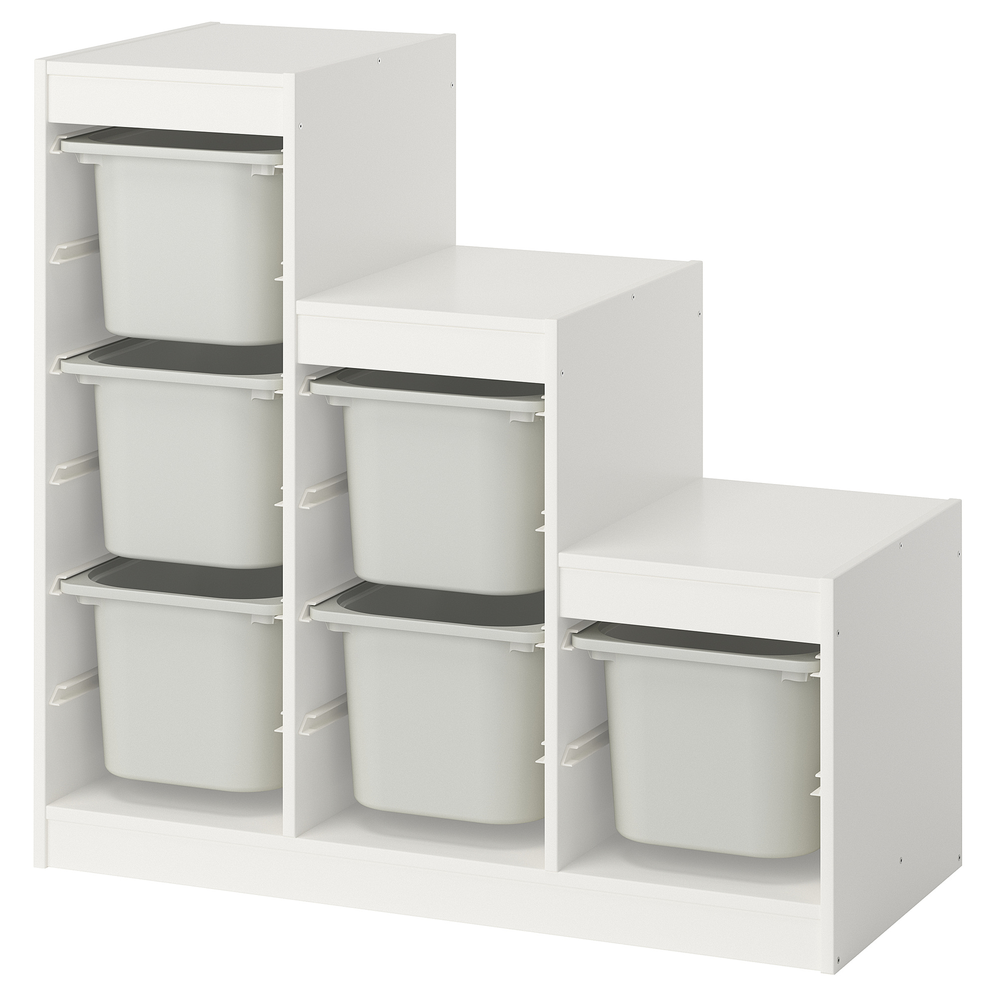 TROFAST storage combination with boxes