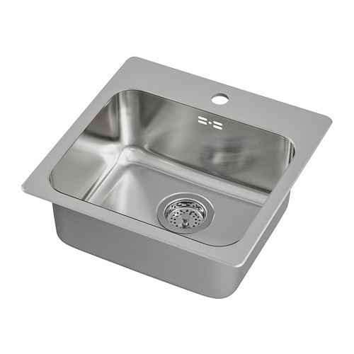 LÅNGUDDEN inset sink, 1 bowl