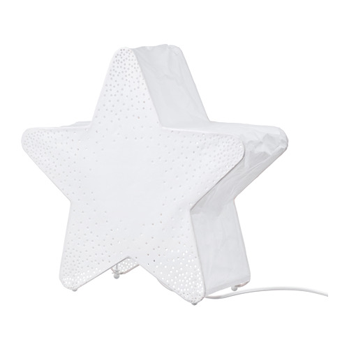 STRÅLA - table decoration, box star-shaped/dotted white | IKEA Taiwan Online - PE803631_S4
