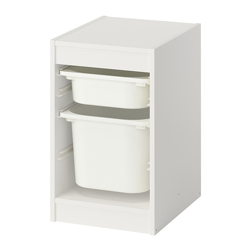 TROFAST storage combination with boxes