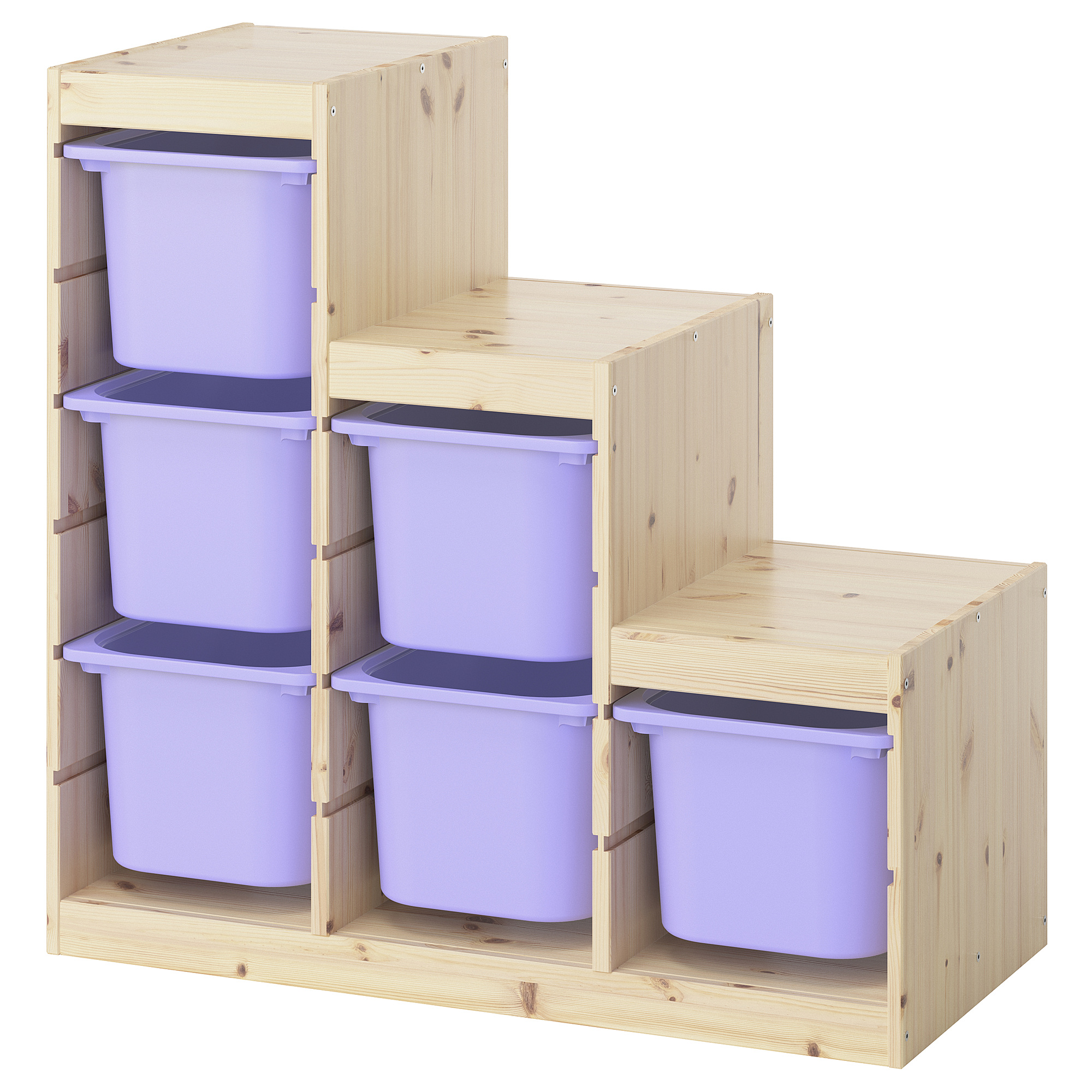 TROFAST storage combination with boxes