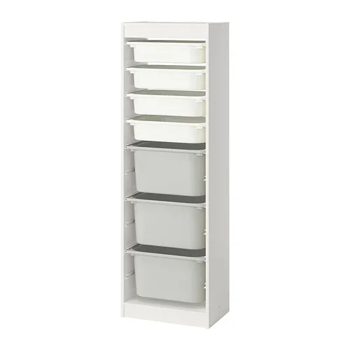 TROFAST storage combination with boxes