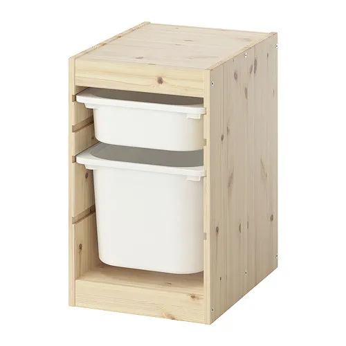TROFAST storage combination with boxes
