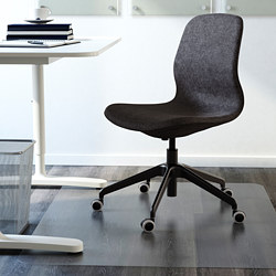 LÅNGFJÄLL - 辦公椅, Gunnared 深粉色/黑色 | IKEA 線上購物 - PE735459_S3