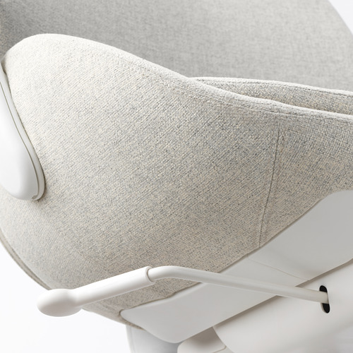 HATTEFJÄLL office chair with armrests