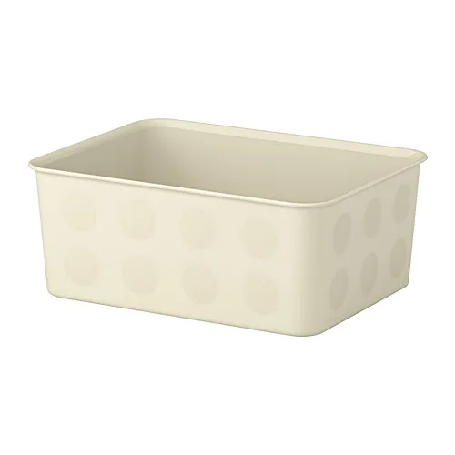 NOJIG - 收納盒, 塑膠/米色, 20x25x10 公分 | IKEA 線上購物 - PE804516_S4