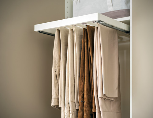 KOMPLEMENT - 外拉式吊褲架, 白色 | IKEA 線上購物 - PH171576_S4